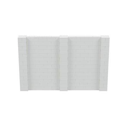 EverBlock 5�� x 7�� Wall Kit | Modular Building Blocks | Wall System for Building, Display & Structures | Room Divider & Partition | Easy to Connect & Reuse | Indoor & Outdoor Use
