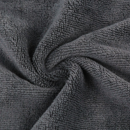 5pcs Gray 300gsm Microfiber Cleaning Cloth Absorbent Car Washing Drying Towel 40 x 40cm