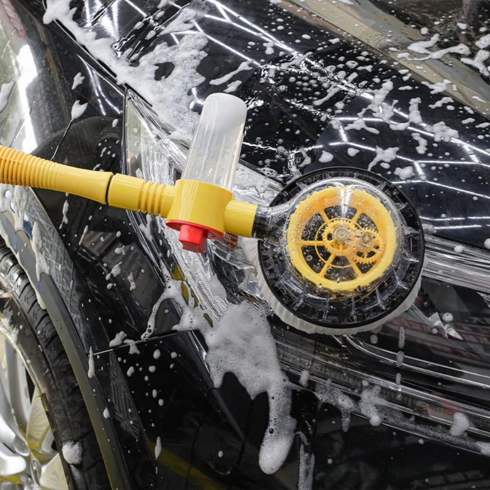 Car Wash Cleaning Kit Chenille Microfiber Wash Mop 360 Degree Automatic Rotation Car Wash Tool for Windshield Windows Doors