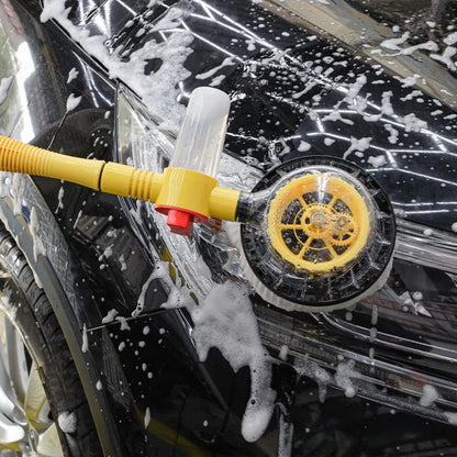 Car Wash Cleaning Kit Chenille Microfiber Wash Mop 360 Degree Automatic Rotation Car Wash Tool for Windshield Windows Doors