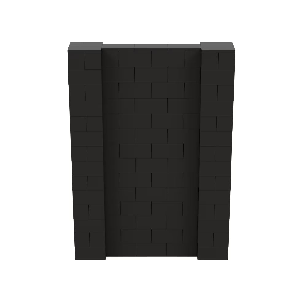 EverBlock 5�� x 7�� Wall Kit | Modular Building Blocks | Wall System for Building, Display & Structures | Room Divider & Partition | Easy to Connect & Reuse | Indoor & Outdoor Use