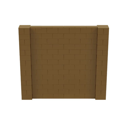 EverBlock 5�� x 7�� Wall Kit | Modular Building Blocks | Wall System for Building, Display & Structures | Room Divider & Partition | Easy to Connect & Reuse | Indoor & Outdoor Use
