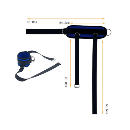 Dumbbell Ankle Strap, Dumbbell Foot Strap for Legs, Workout Glutes Padded Accessories, Bodybuilding Ankle Weight Strap, Gym Ankle Strap for Home