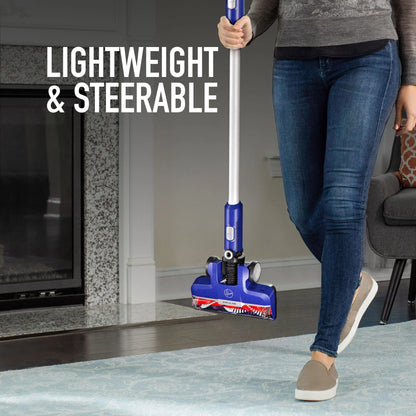 Hoover IMPULSE Pet Cordless Stick Vacuum Cleaner, BH53020, Lightweight, Powerful Suction, Pet Hair, Hard Floor, Carpet, HEPA Filter, Self-Cleaning Brushroll, LED Headlights, Rechargeable