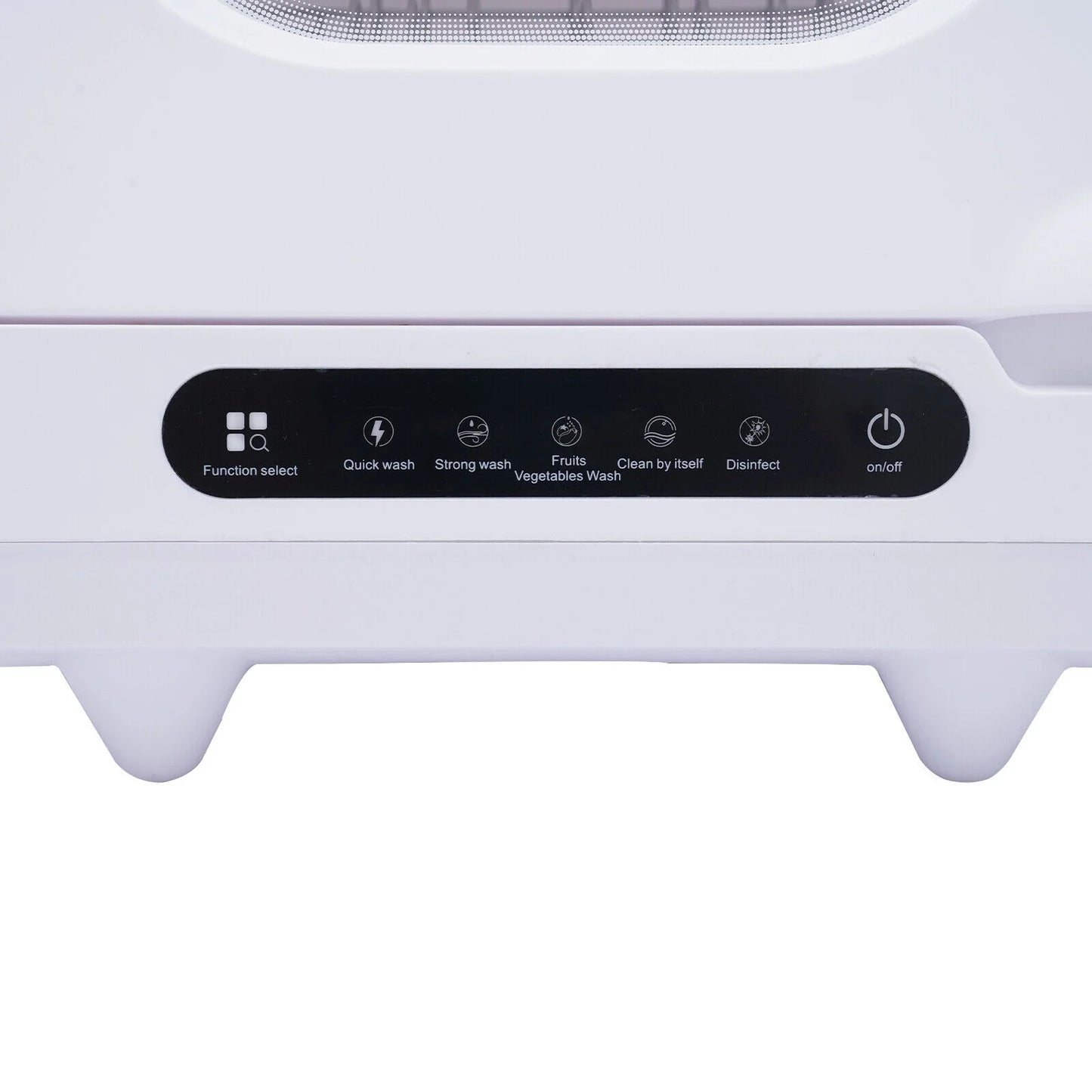 110V 1200W Portable Countertop Dishwasher with 12 Water Outlets and 360?�� Spraying Cleaning 15.74*15.74*17.71in for Homes, Apartments, Dormitories
