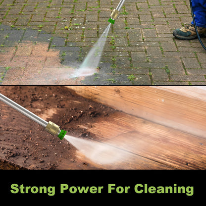Firstness Pressure Washer 3500 PSI, Electric Power Washer w/ 26 ft Hose, 4 Quick Connect Nozzles, High Pressure Cleaning Machine with Foam Cannon, Portable to Clean Patios, Cars, Fences, Driveways