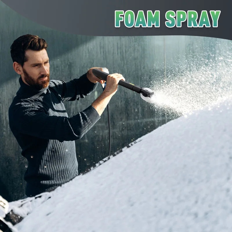 Electric Pressure Washer 5000PSI-Max 3.6GPM Power Washer Touch Screen Adjustable Pressure,4 Nozzles and 500ml Foam Cannon Power Washer Cleaning for Patio Yellow