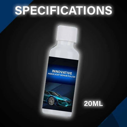 Giyblacko Cleaning brushes with handles Polish Headlight Renewals 20ml Headlight Kit Liquid Car Cleaning Cleaning Supplies