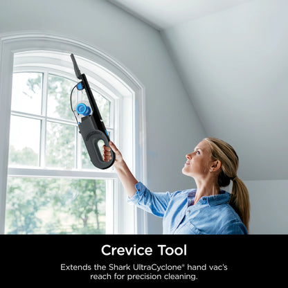Shark UltraCyclone Cordless Handheld Vacuum, Pet-Friendly, Multi-Surface, Lightweight, with Cleaning Tools, CH950WM Black & Blue