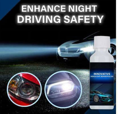 WANYNG Headlight Renewals Polish Car Repair Kit Headlight Repair Liquid Cleaning 20ml Shower Door