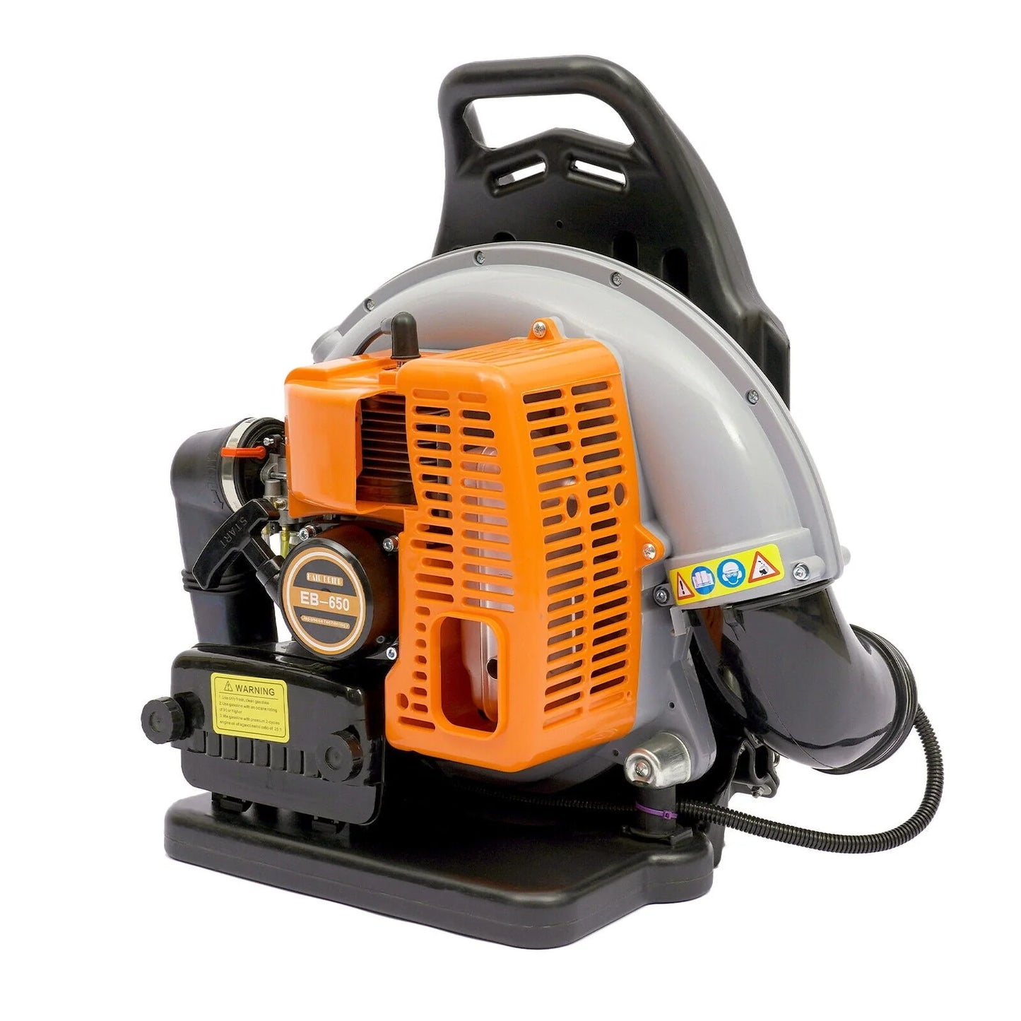 Miumaeov 63CC 2-Stroke Backpack Leaf Blower Gas Powered Backpack Grass Lawn Blower Leaf Blowers for Yard Road Cleaning Garden Lawn Care Tools