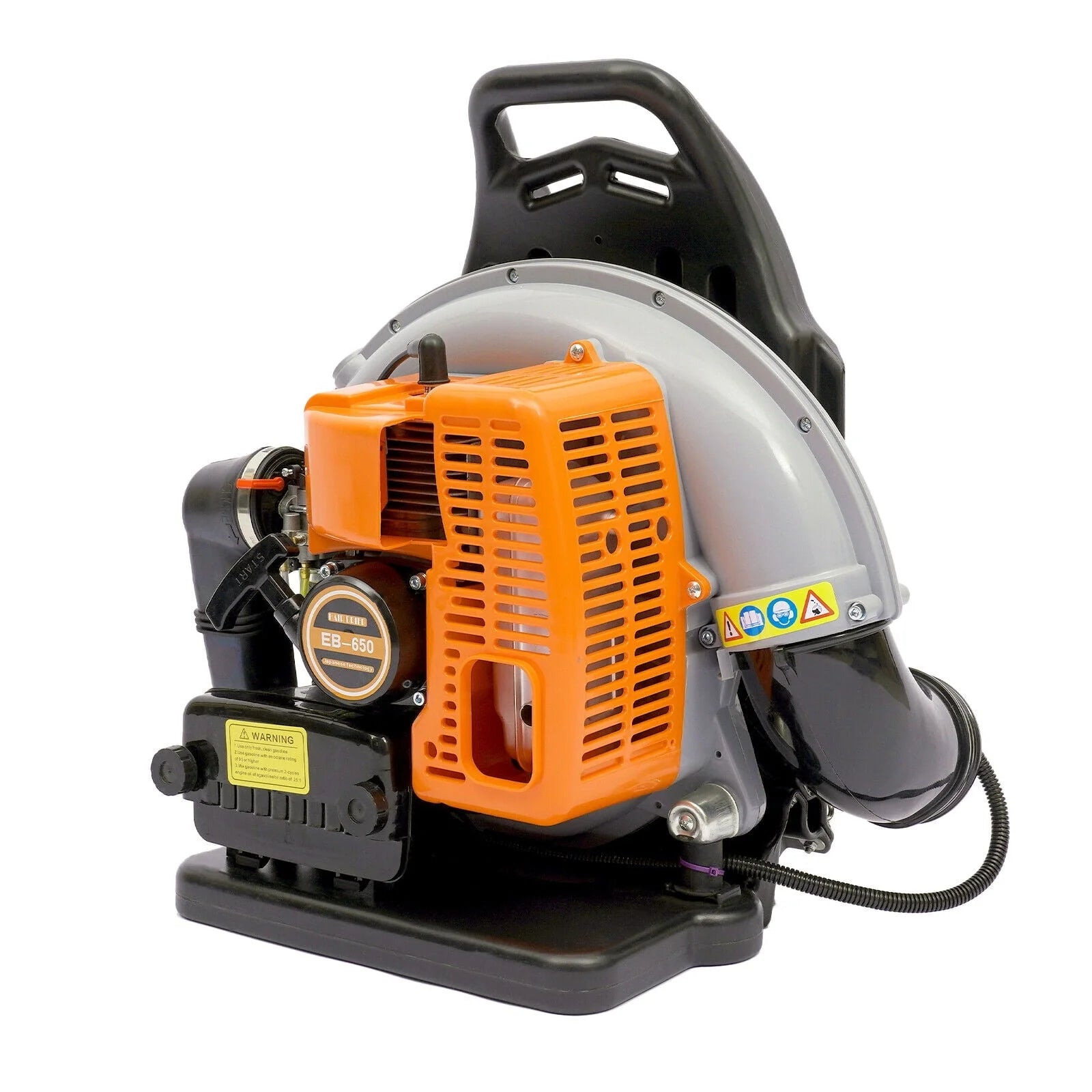 Miumaeov 63CC 2-Stroke Backpack Leaf Blower Gas Powered Backpack Grass Lawn Blower Leaf Blowers for Yard Road Cleaning Garden Lawn Care Tools