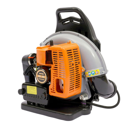 Miumaeov 63CC 2-Stroke Backpack Leaf Blower Gas Powered Backpack Grass Lawn Blower Leaf Blowers for Yard Road Cleaning Garden Lawn Care Tools