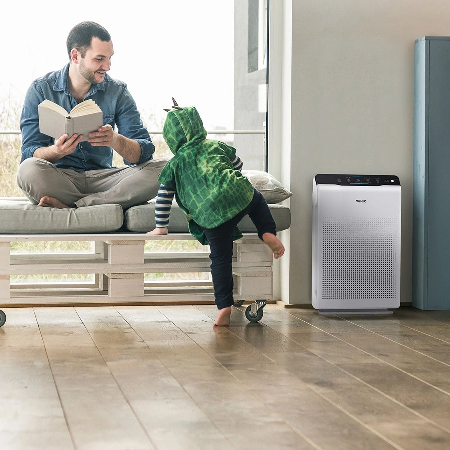 Winix Air Purifier, C535, 4-Stage Cleaning with 2 Years of Filters. Max Room Capacity 1728 sq ft.