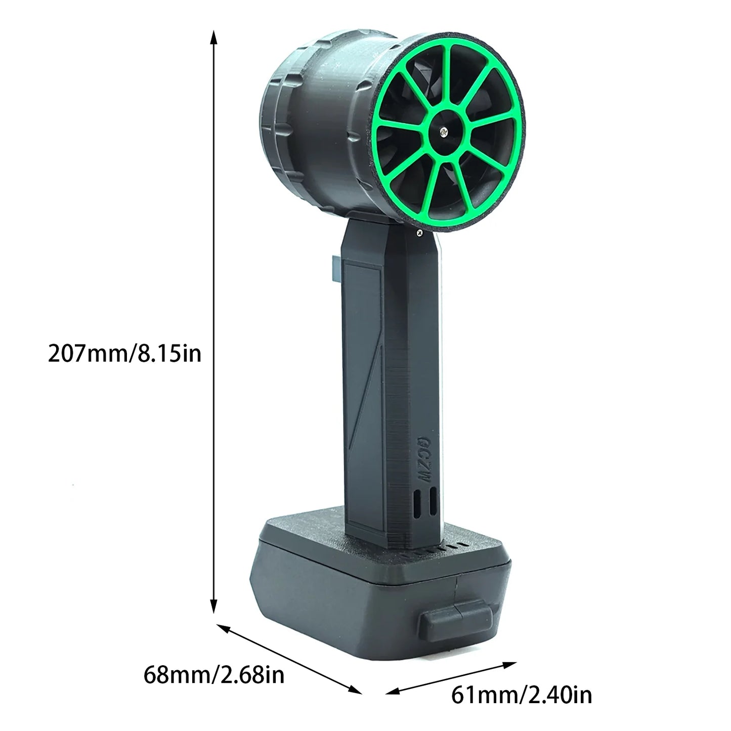 Turbofan Handheld Ducted Turbofan 50mm Brushless Motor Jet Fan 800-1000g Thrust Car Washer High Power Dust Blower Keyboard Cleaning Tool Compatible With //