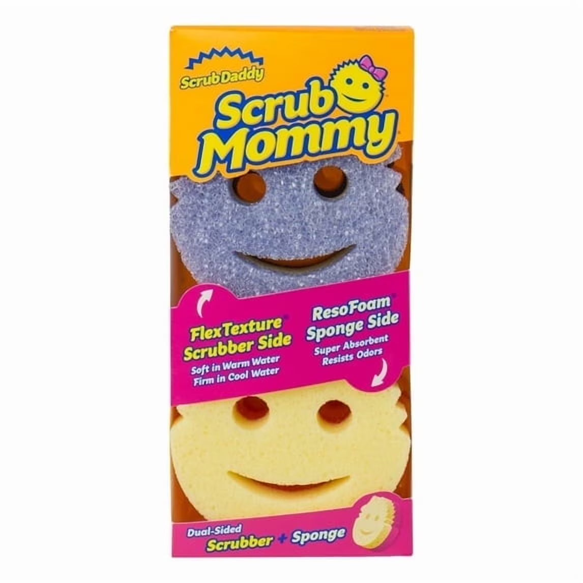 Scrub Daddy Scrub Mommy Non-Scratch Cleaning Sponges,( 4box of 4 Count )