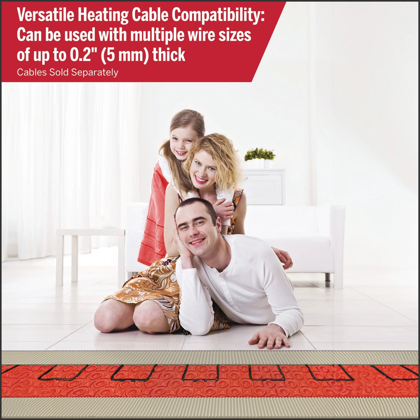 M-D Building Products 80228 3.28 in. x 16 ft. 5 in. PROVA FLEX-HEAT? Underlayment Roll (54 SQ FT)