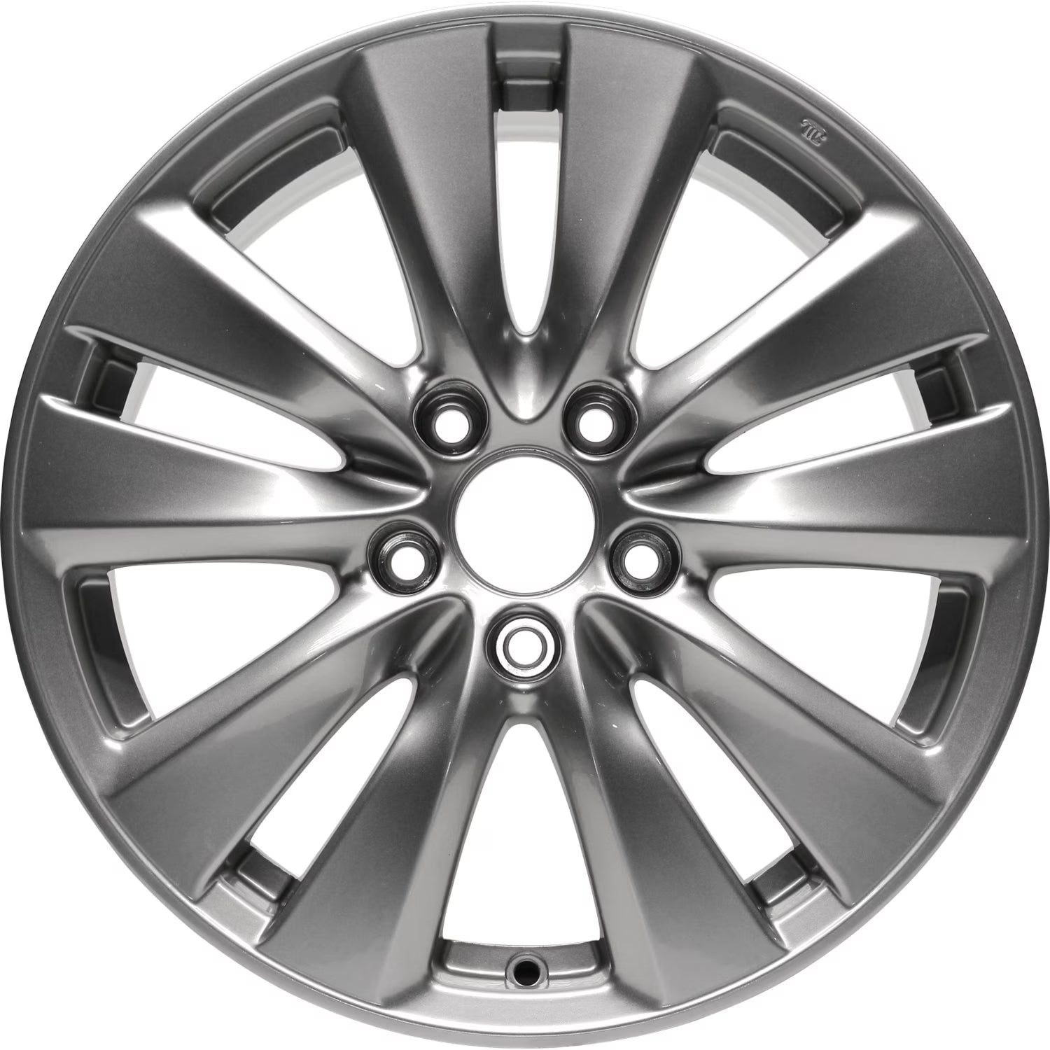 Remanufactured Painted Sparkle Silver Aluminum Wheel 17 x 7.5 42700TA0A73 fits 2011-2012 Honda Accord EX Sedan 4-Door