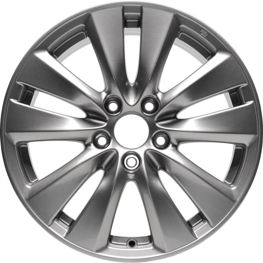 Remanufactured Painted Sparkle Silver Aluminum Wheel 17 x 7.5 42700TA0A73 fits 2011-2012 Honda Accord EX Sedan 4-Door