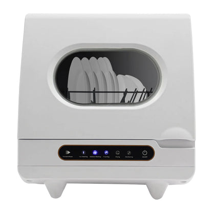 1200W mini Portable Countertop Dishwasher 360�� Rotating Deep Cleaning Dishwasher