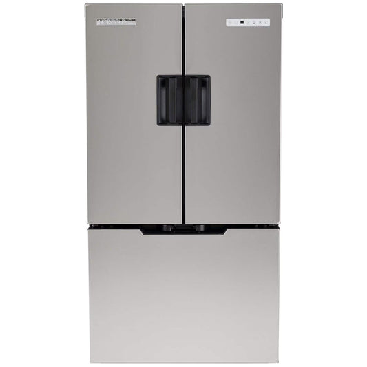 NORCOLD INC N20DCSS Polar Elite N20DC Stainless Steel DC Compressor RV Refrigerator with French Doors - 20 cu. ft.