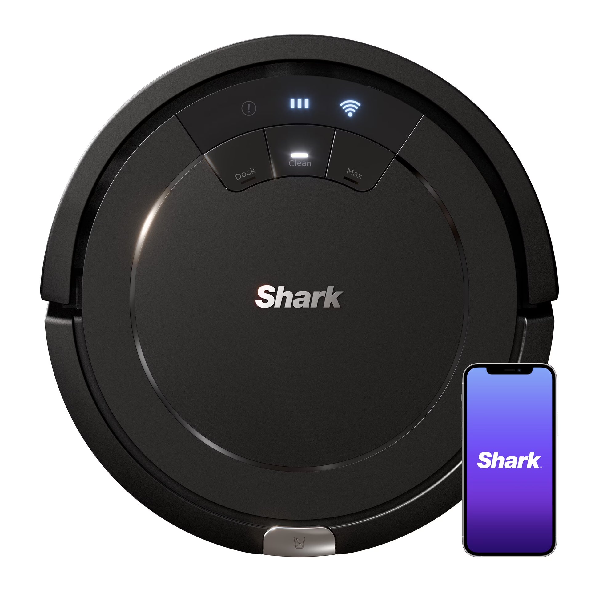 Restored Shark ION Robot Vacuum, Wi-Fi Connected, Works with Google Assistant, Multi-Surface Cleaning, Carpets, Hard Floors - Black (Refurbished)