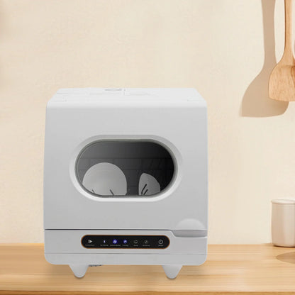 1200W mini Portable Countertop Dishwasher 360�� Rotating Deep Cleaning Dishwasher