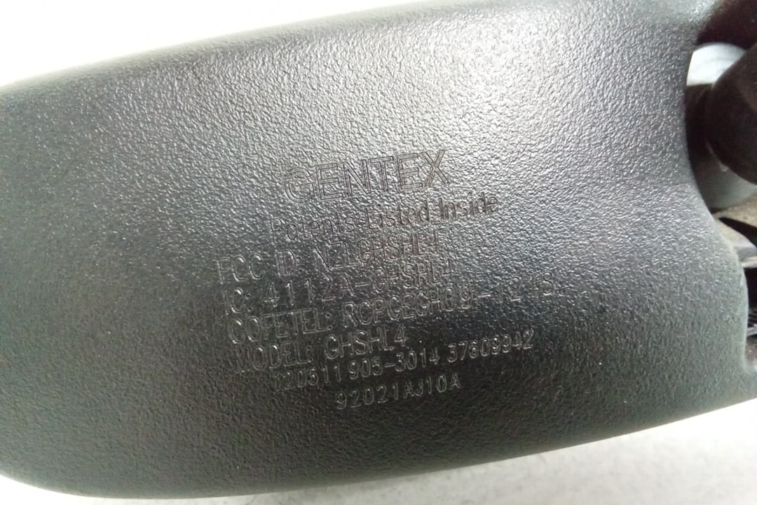 Pre-Owned 12 2012 Subaru Legacy Interior Rear View Mirror w/ Garage Door Opener OEM - Verify Specific Vehicle Fitment In Description - (Good)