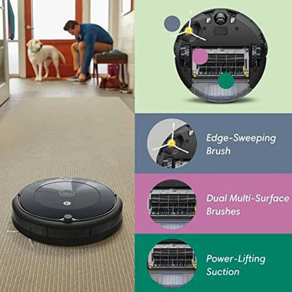 IRobot Roomba 692 Robot Vacuum - Wi-Fi Connectivity, Personalized Cleaning Recommendations, Works with Alexa, Good for Pet Hair, Carpets, Hard Floors,