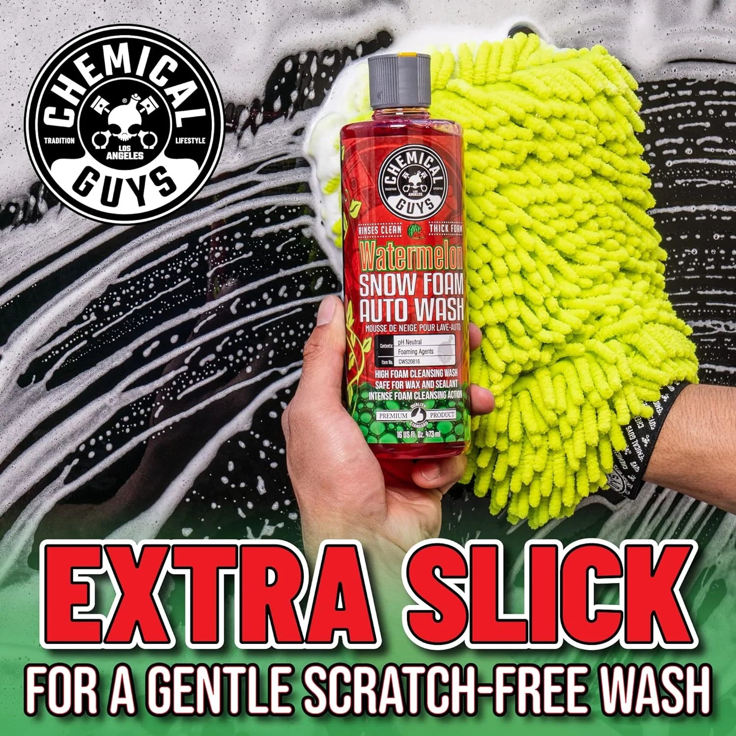 Chemical Guys HOL340 15-Piece Arsenal Builder Car Wash Kit with Foam Gun, Bucket, and (5) 16 oz Car Care Cleaning Chemicals, Gift for Car & Truck Lovers, Dads and DIYers (Works w/Garden Hose)