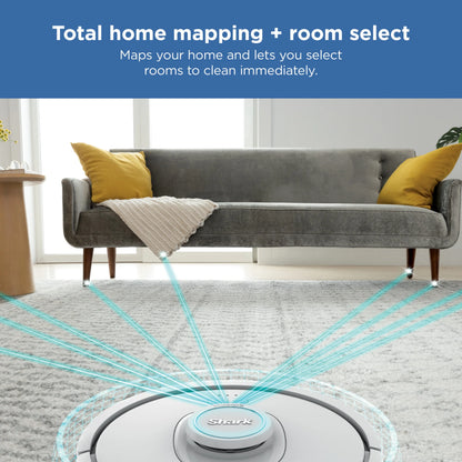 Shark® Matrix�?IQ Robot Vacuum, Bagless 60 Day Capacity Base, Multi-Surface Cleaning, Self Emptying, Home Mapping, RV2302AE