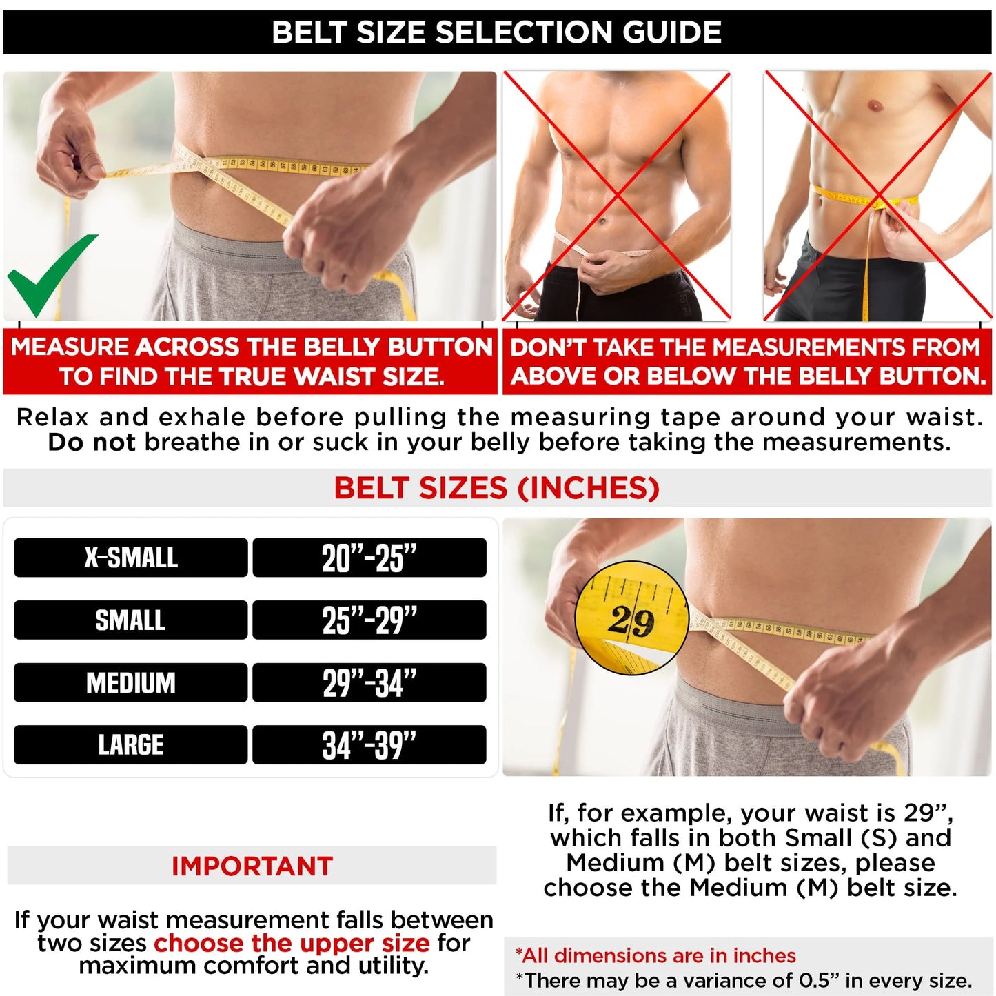 RDX Weight Lifting Belt, 6 Inch Curved Padded Back Lumbar Support, Functional Fitness Strength Training, Core Exercise Workout Bodybuilding Powerlifting Deadlifts Squats, Home Gym Equipment