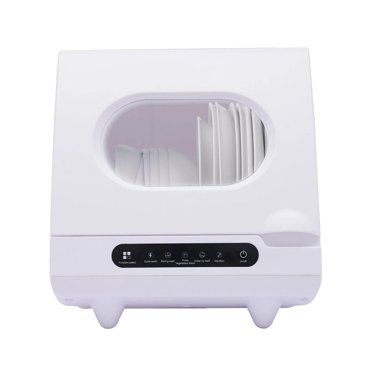 1200W Portable Countertop Mini Dishwasher Dish Washing Machine 5 Washing Program for cleaning dishes, vegetables, fruits
