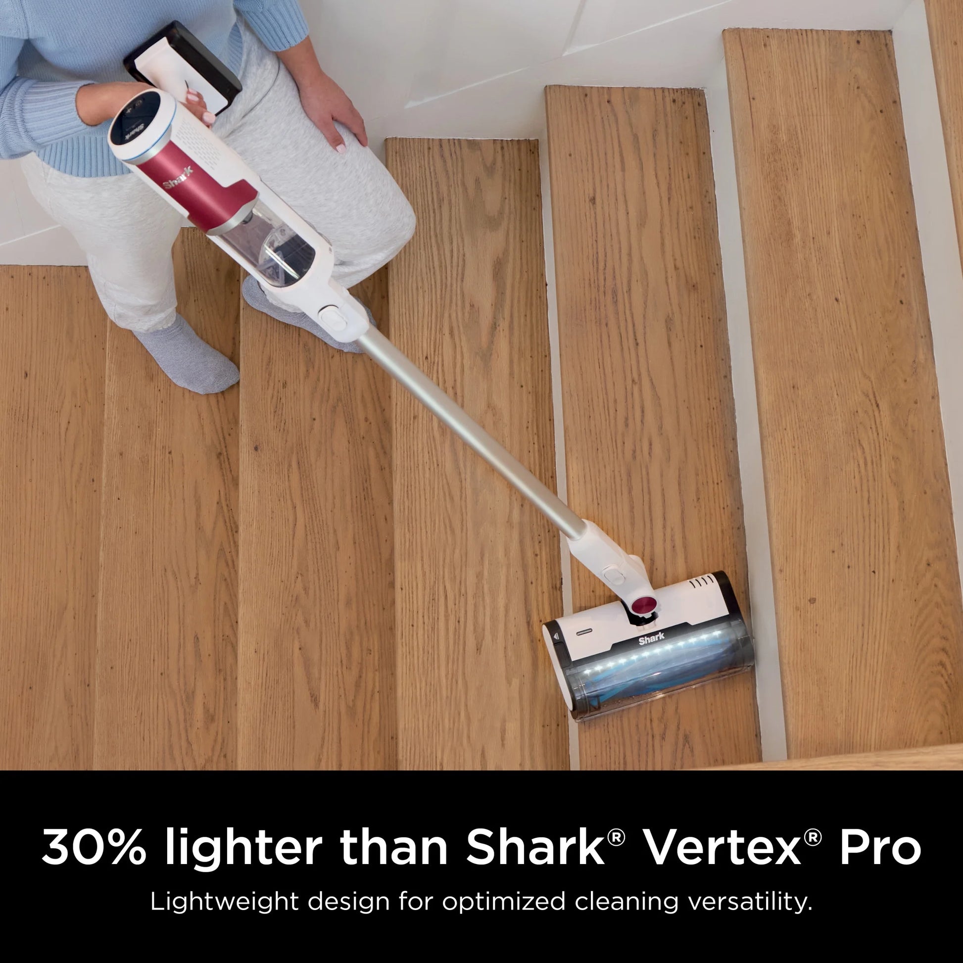 Shark Clean & Empty Cordless Stick Vacuum, Carpet and Hardfloors, Auto Empty Base, Self Cleaning Brushroll, HEPA Filter, BU3120 White