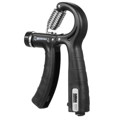 CACAGOO 2pcs Hand Grip Strengthener with Counter 5-60kg Adjustable Resistance Fitness Hand Exerciser for Muscle Building Wrist Training