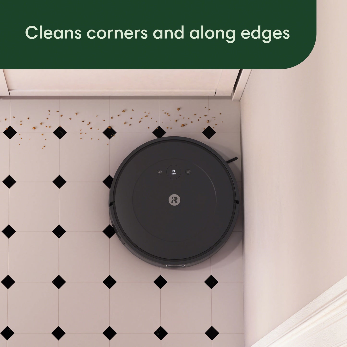 iRobot Roomba Vac Essential Robot Vacuum Cleaner with 3-Stage Cleaning System (Black)