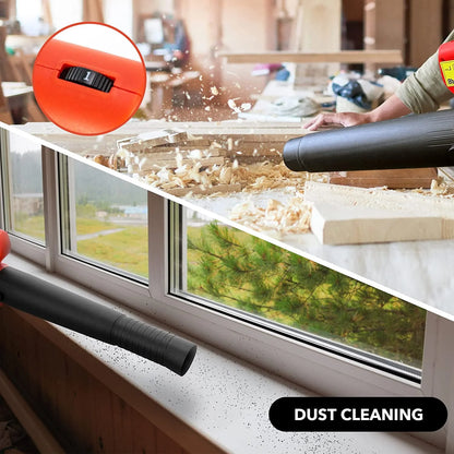 Cordless Leaf Blower 400CFM 6-Speed 150 MPH with 4.0Ah Battery & Charger Electric Handheld Leaf Blower for Lawn Care Sweeping Snow and Surface Dust Cleaning