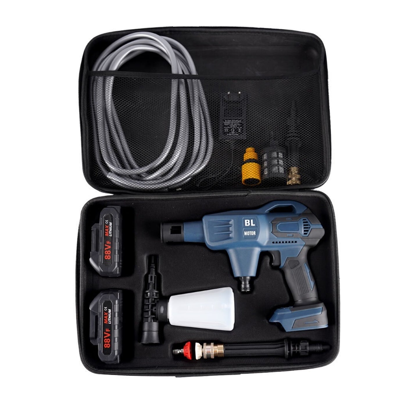 150Bar Brushless Electric Spray Gun 3200W High Pressure Water Cleaning Machine Garden Cleaning Tools For 18V Battery