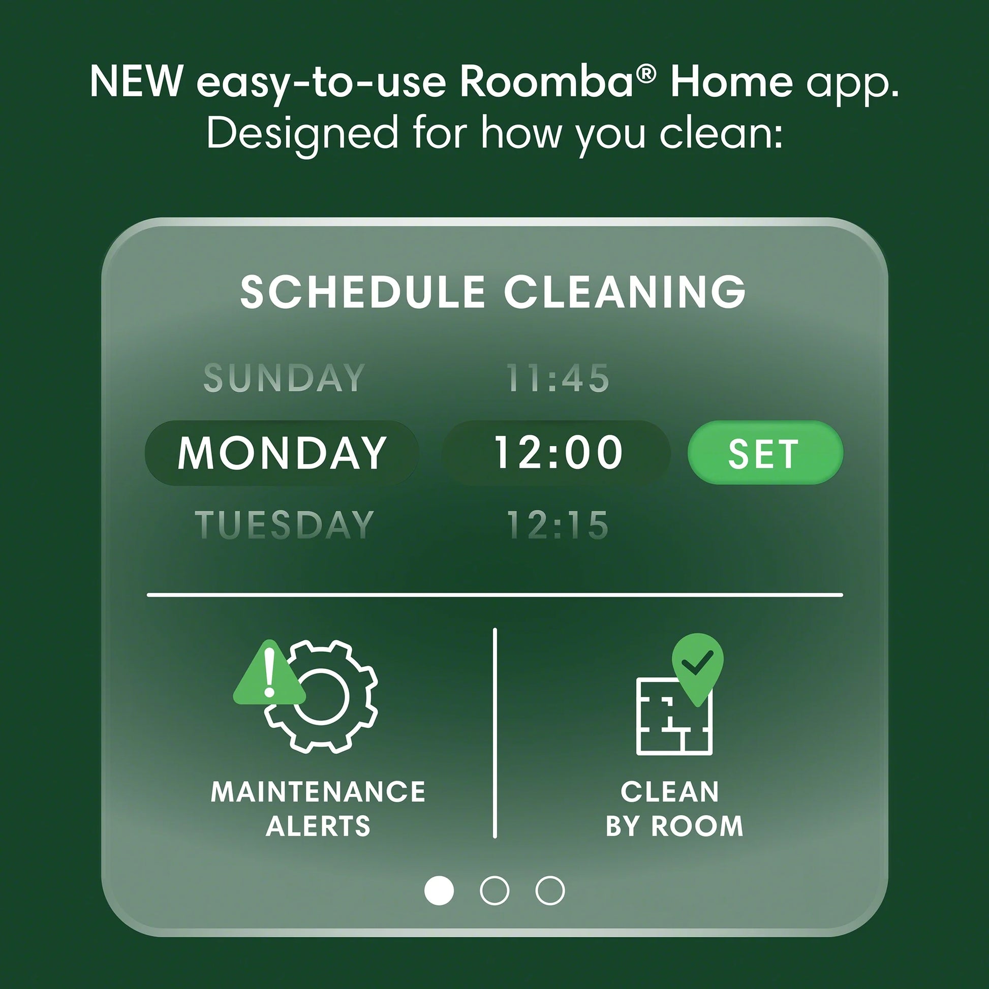 iRobot Roomba 105 Vac Robot Vacuum and Self-Charging Dock with Intense Power Lifting Suction, LiDAR�?Navigation, Multi-Surface Cleaning,