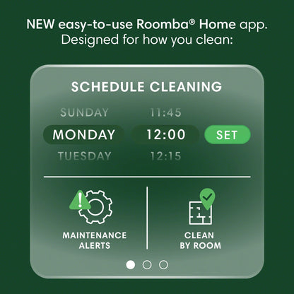 iRobot Roomba 105 Vac Robot Vacuum and Self-Charging Dock with Intense Power Lifting Suction, LiDAR�?Navigation, Multi-Surface Cleaning,