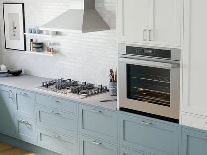 Rangaire RWOS301GS 30" Glass Touch Single Wall Oven - Stainless Steel, Electric Oven, True Convection, Self Cleaning, Easy Reach Racks