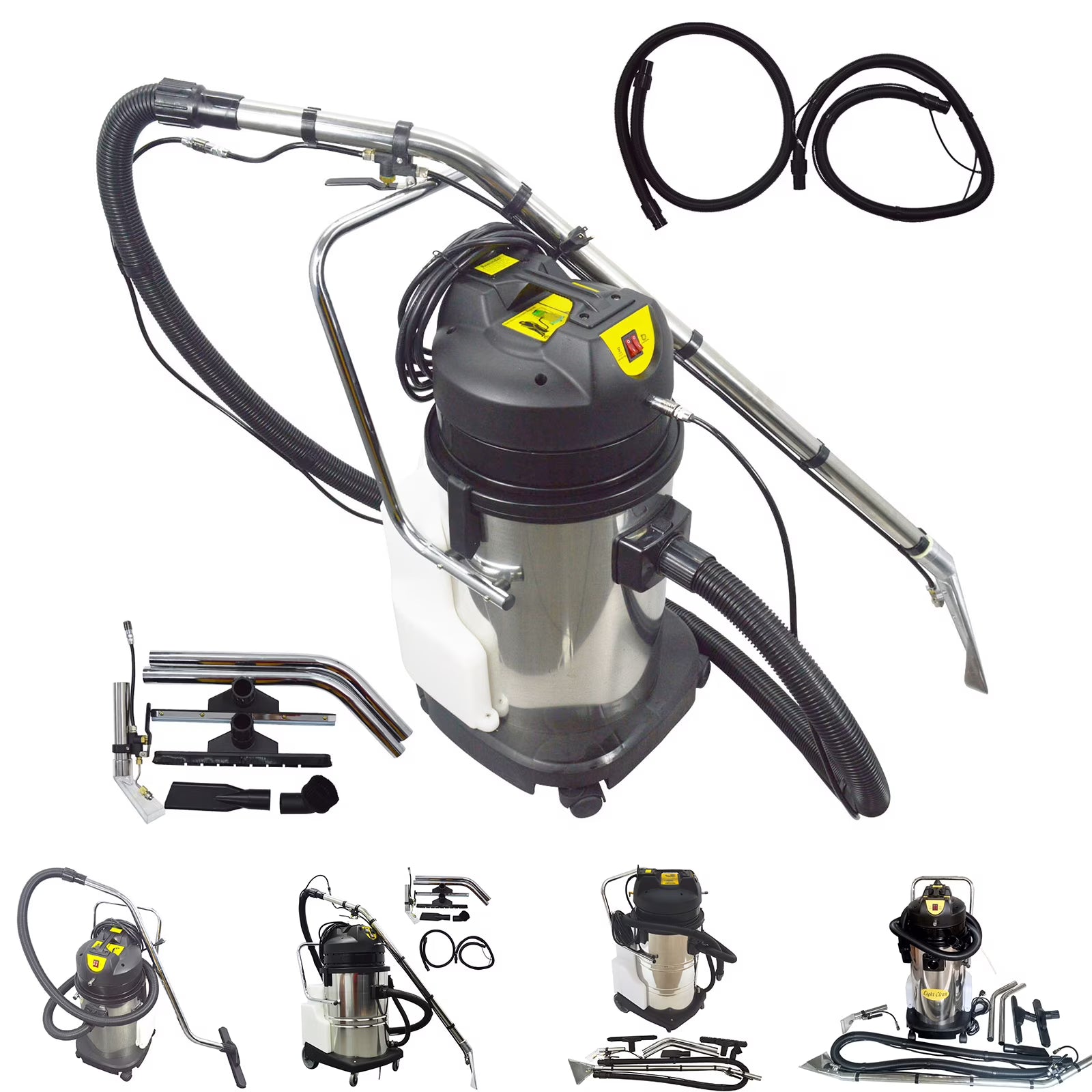 INTBUYING Carpet Cleaning Machine Carpet Extractor 30L/40L/60L/80L 110V/220V