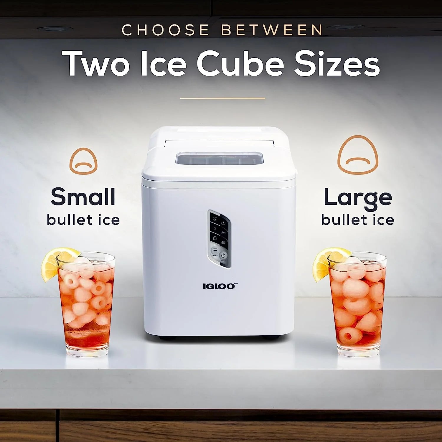 Igloo Automatic Ice Machine Self Cleaning Countertop Ice Maker for Water Bottle & Drinks, Aqua
