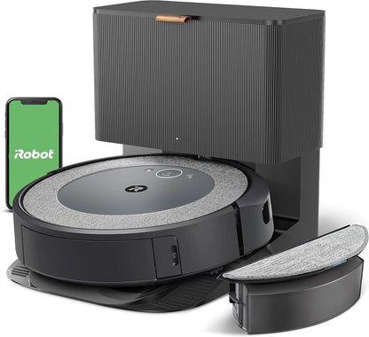 Restored Premium IRobot Roomba Combo i5+ Self-Emptying Robot Vacuum & Mop �C Smart Mapping, Alexa Compatible, 60-Day Auto Dirt Disposal, Personalized Cleaning OS, (Refurbished)