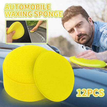 Pompotops Car Polishing Pad Wax Applicator Sponge Kit For Car Cleaning Household Polishing