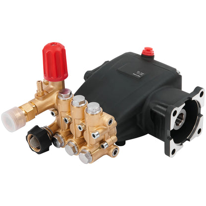 KFFKFF Pressure Cleaning Pump, Triplex Plunger with 3/4" Shaft, 3700 PSI, 2.5 GPM, Substitute Power Cleaning Pumps Set, Component Cleaning Pump, Fits Simpson MorFlex Models 40224, 40225, 40226