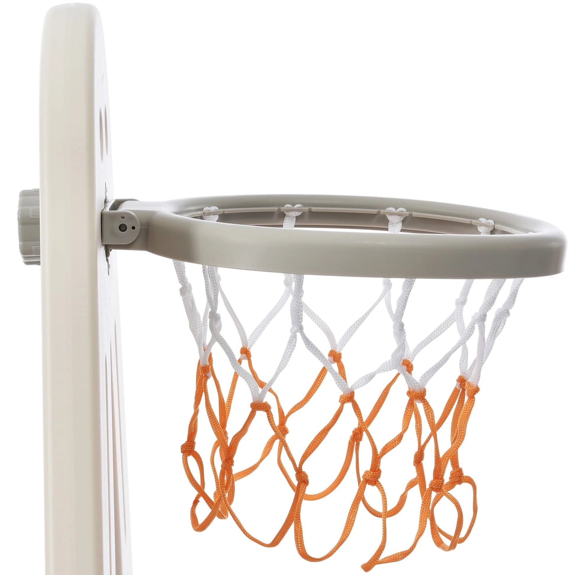 DORROM 5-in-1 Toddler Basketball Hoop Set, Kids Playground Climber Playset with Tunnel, Climber, Whiteboard,Toy Building Block Baseplates, Combination for Babies