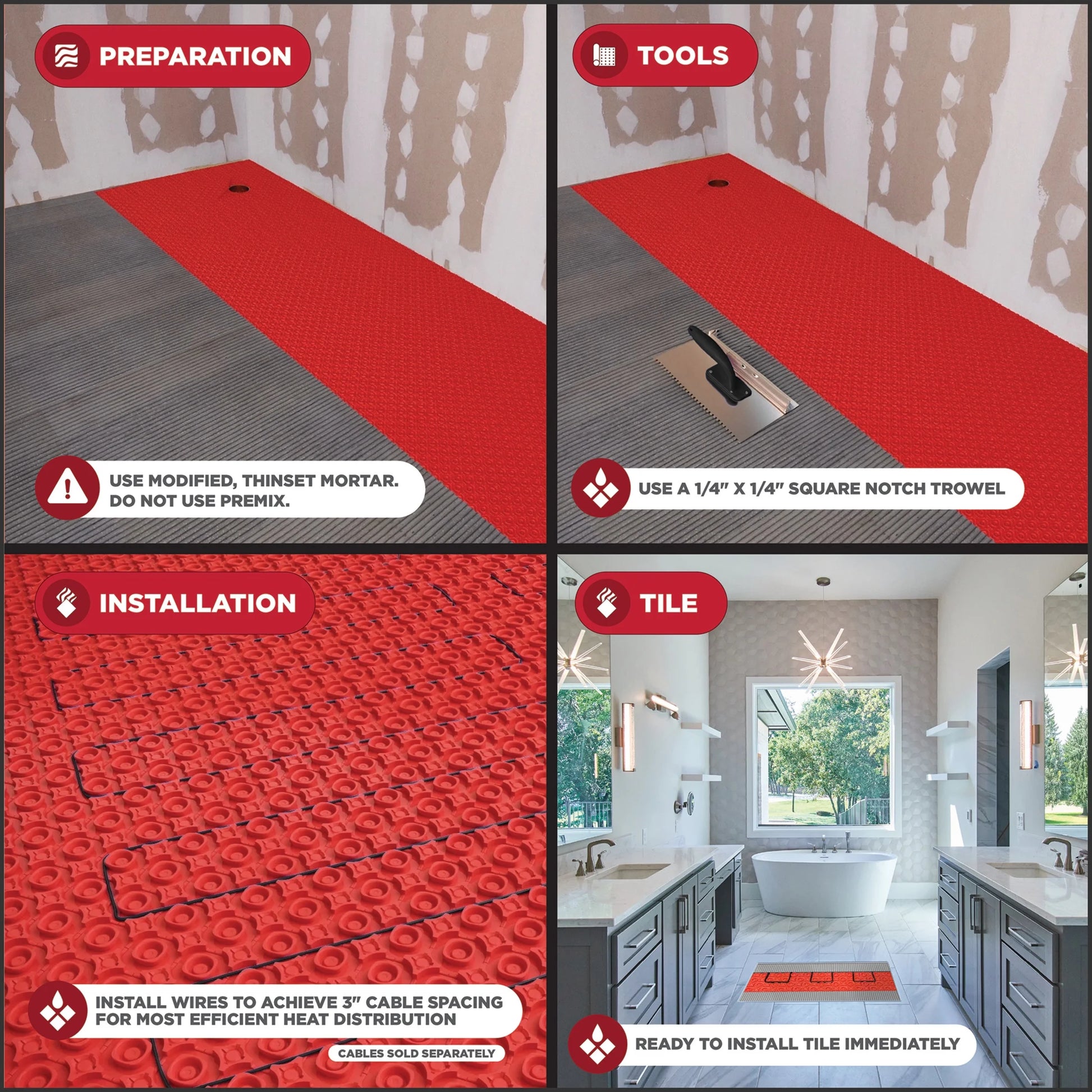 M-D Building Products 80228 3.28 in. x 16 ft. 5 in. PROVA FLEX-HEAT? Underlayment Roll (54 SQ FT)