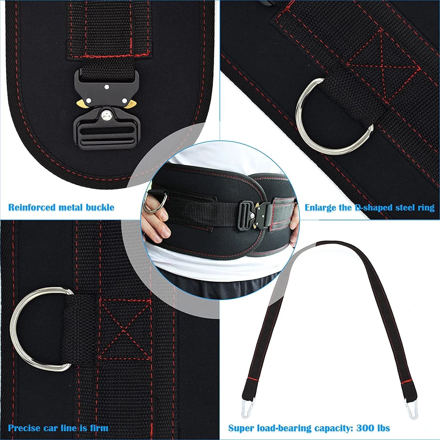 XonyiCos Fitness Dip Belt for Men and Women, Adjustable Size Weight Belt for Weightlifting, Pull Ups, Power Strength Cross Training, Bodybuilding Workouts Dumbbell Belt