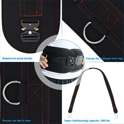 XonyiCos Fitness Dip Belt for Men and Women, Adjustable Size Weight Belt for Weightlifting, Pull Ups, Power Strength Cross Training, Bodybuilding Workouts Dumbbell Belt